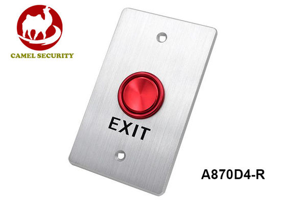 Low Voltage Panel Mount Momentary Push Button Switch Red / Green / Silver Optional