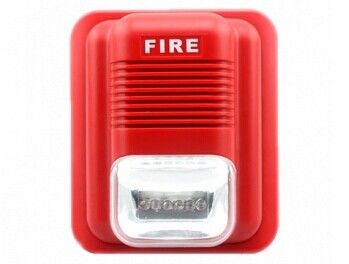 112DB Security House Alarm Siren 76 Times Per Minute Flash Rate Fire Alarm
