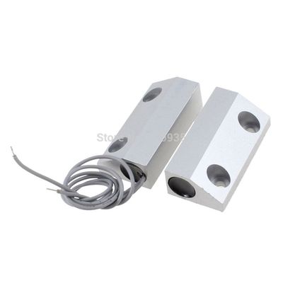 Grey Metal Magnetic Door Contacts Surface Mount Zinc Alloy Housing CS-56