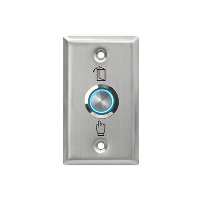 Flush Mount Momentary Switch Door Exit Push Button For Access Control OEM Sign with LED Light
