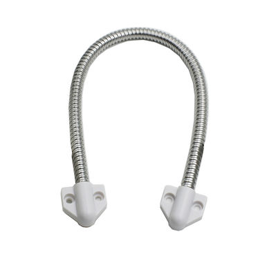 Plastic Head Door Cable Loop , Armored Door Cord 9mm Diameter 422mm Long