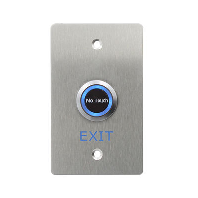 Fireproof Material Wave To Exit No Touch Switch , Door Open Button Long - Life Tested