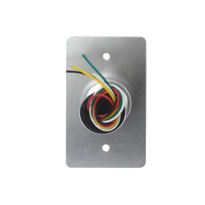 Aluminum Alloy Faceplate Touchless Exit Button For Door Acess System 9 - 12V DC