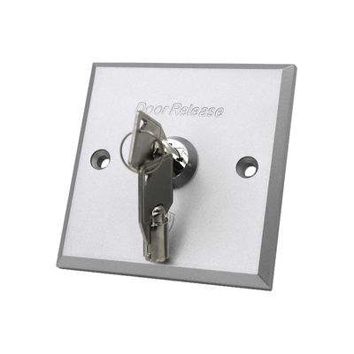 Single Pole Double Throw Keyed Momentary Switch，Square Size 2 Position Key Switch