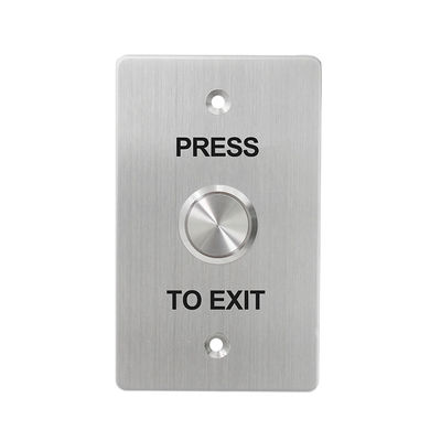 Stainless steel Push To Release Button Customised Sign Super Contact Area