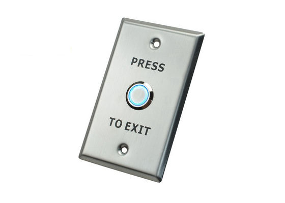 LED Indicator Push to Exit Button for Electric Lock with strong S / S Panel