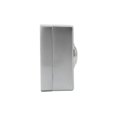 European Standard SPST Push Button To Exit , 53 * 53mm Door Release Push Button Zinc Alloy Panel