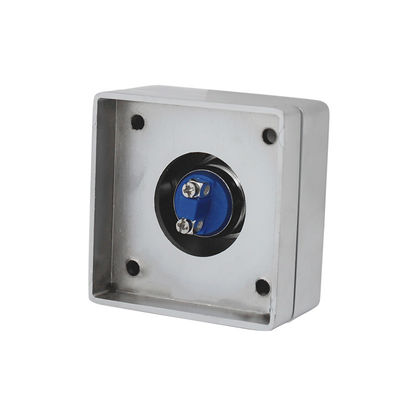 European Standard SPST Push Button To Exit , 53 * 53mm Door Release Push Button Zinc Alloy Panel