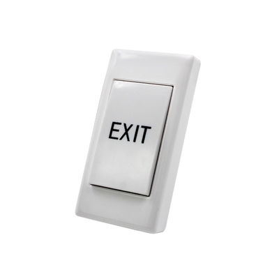 Micro - Switch Inside Plastic Push To Exit Button Narrow Thin Style With Backbox
