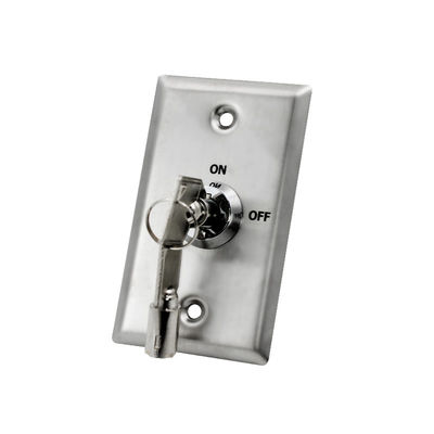 Flush Mounted SPDT Momentary Key Switch ON OFF Sign Customised Logo