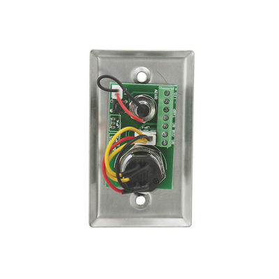 Round Corner Panel Keyed On Off Switch With Light , 86 * 50mm Emergency Key Switch