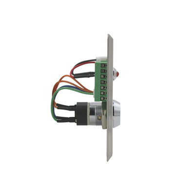Round Corner Panel Keyed On Off Switch With Light , 86 * 50mm Emergency Key Switch
