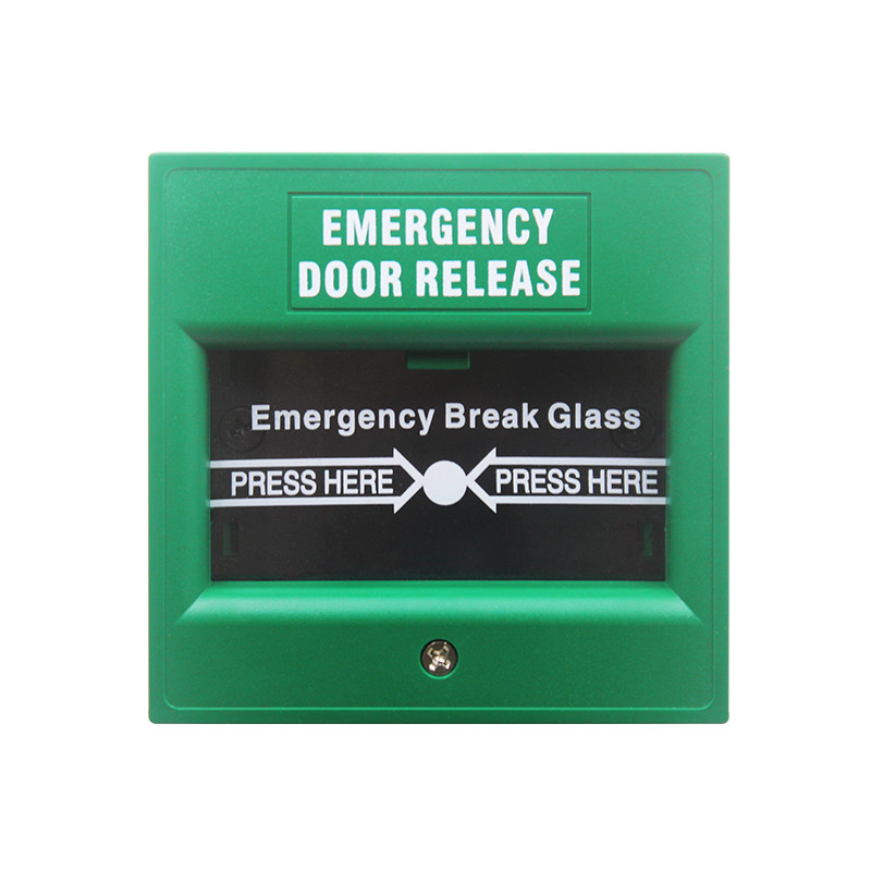 Plastic Notifier Manual Call Point Explosion Proof , Emergency Break Glass Door Release