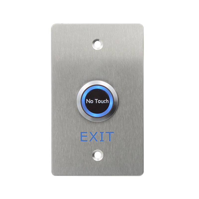 Fireproof Material Wave To Exit No Touch Switch , Door Open Button Long - Life Tested