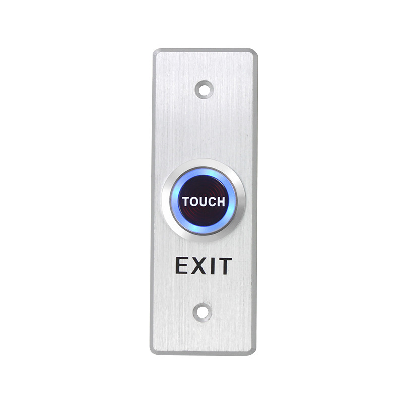 Narrow Long Size Faceplate Capacitive Touch Button Egress Switch In Access Control Cables Incuded