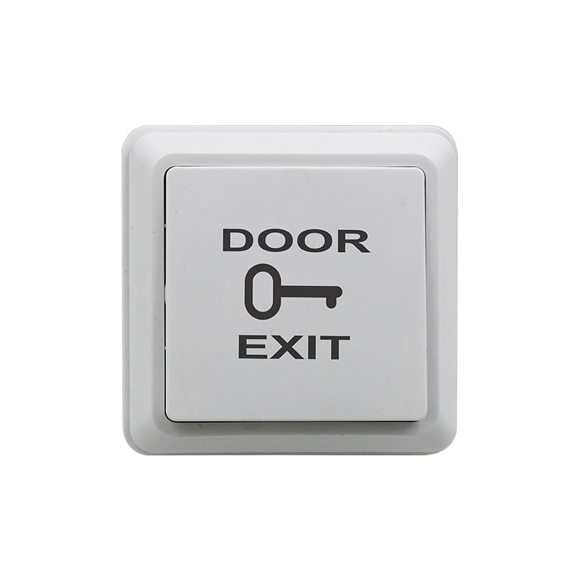 European Design Plastic Door Exit Push Button Switch Surface Mounted