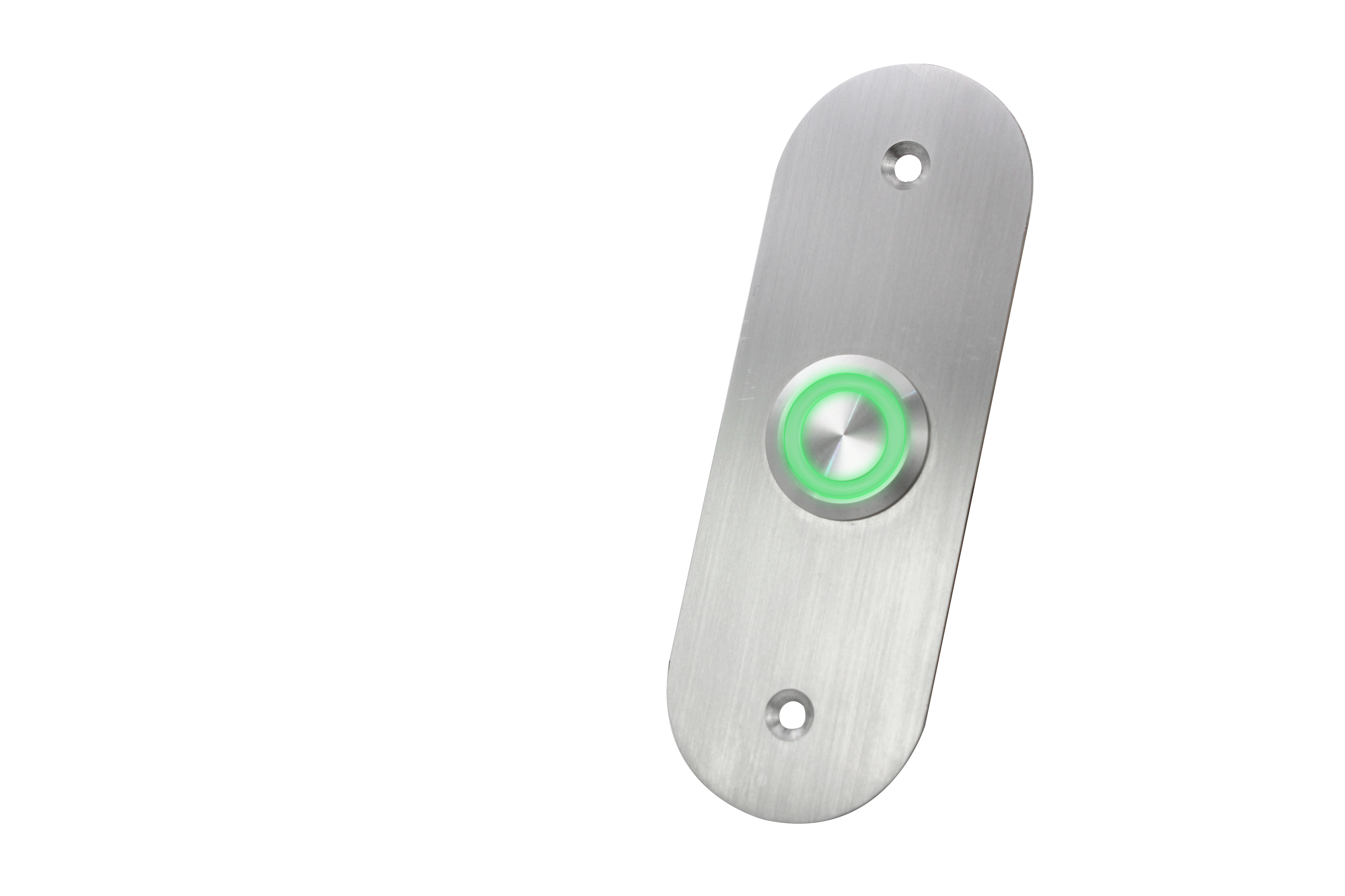 PRESS TO EXIT Screen 4 Pin Push Button Switch , 24V DC Small Momentary Push Button Switch
