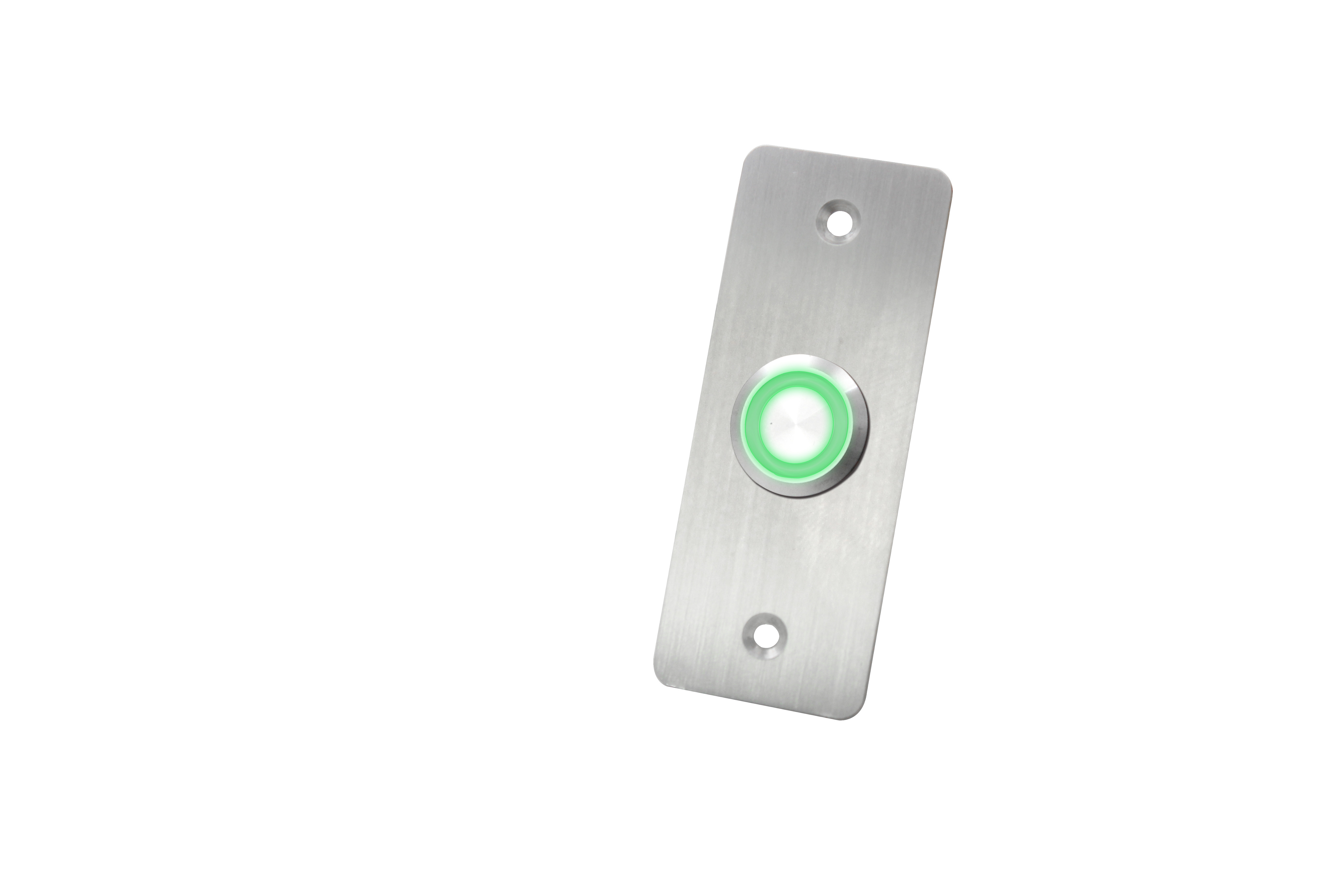 PRESS TO EXIT Screen 4 Pin Push Button Switch , 24V DC Small Momentary Push Button Switch
