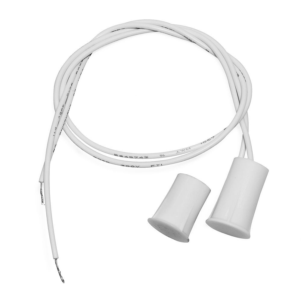 Recessed Magnetic Sensor Magnetic Door Switch White / Brown Colors CS-33A