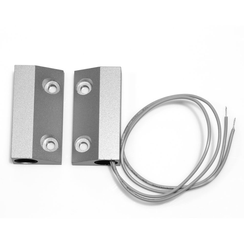 Grey Metal Magnetic Door Contacts Surface Mount Zinc Alloy Housing CS-56